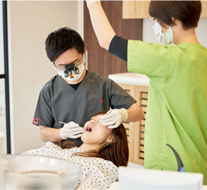 痛みに最大限配慮した治療